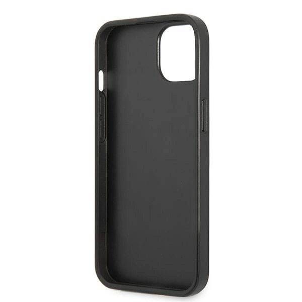 Etui Karl Lagerfeld Perforated Allover na iPhone 13 / 14 / 15 6,1" - pomarańczowe