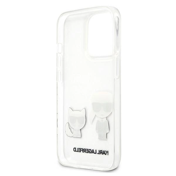 Etui Karl Lagerfeld Karl & Choupette na iPhone 13 Pro Max 6,7" - przezroczyste