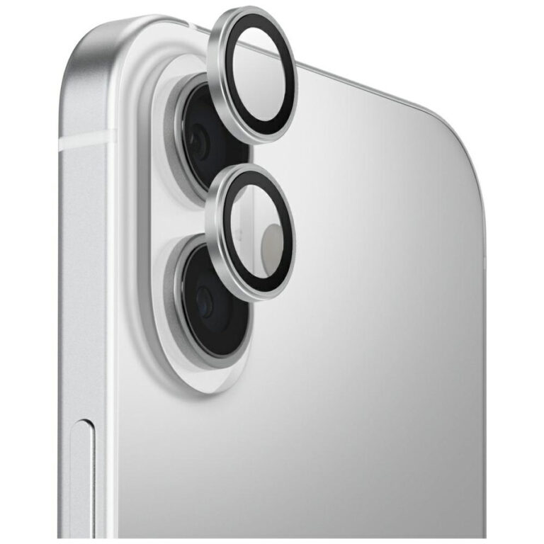 Szkło na obiektyw aparatu UNIQ Optix     Aluminium Camera Lens Protector do iPhone 17 z aplikatorem srebrny