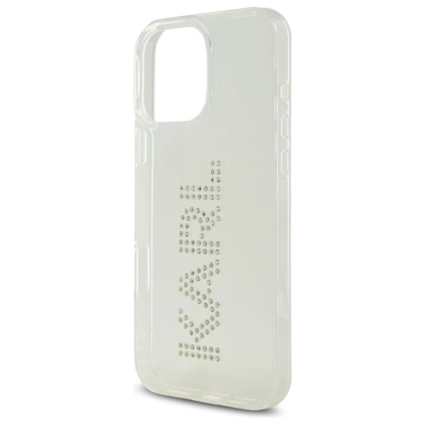Etui Karl Lagerfeld IML Rhinestones Logo na iPhone 16 Pro Max 6.9" - przezroczyste