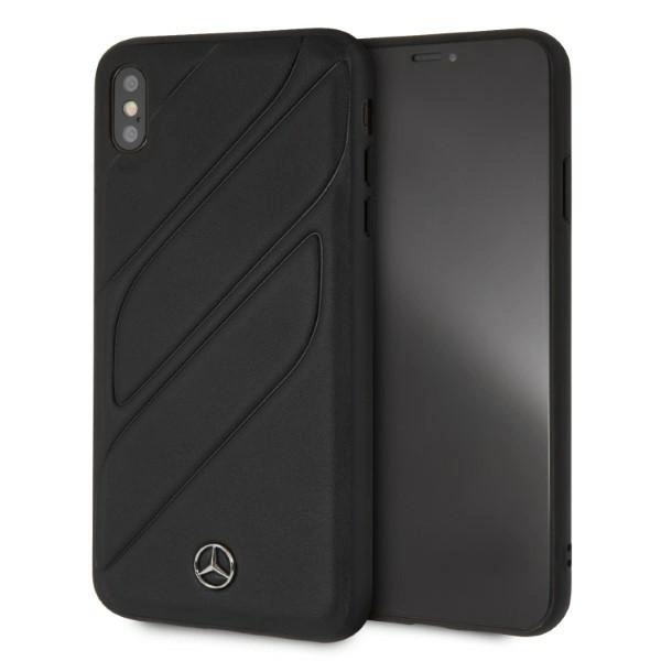 Etui Mercedes New Organic I na iPhone XS Max - czarne