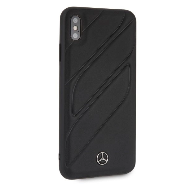 Etui Mercedes New Organic I na iPhone XS Max - czarne