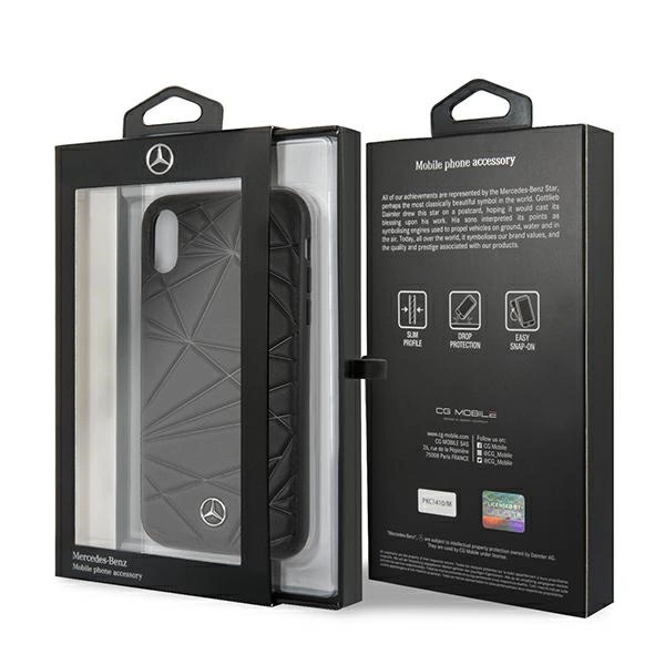 Etui Mercedes Twister na iPhone Xr - czarne