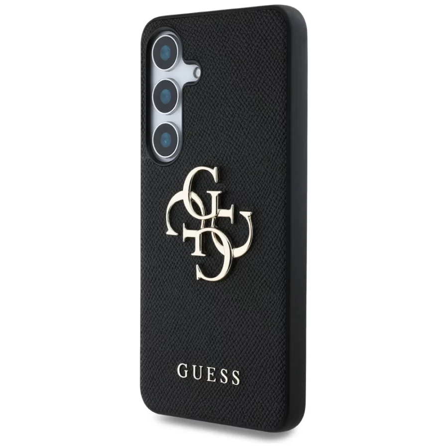 Etui Guess Grained Big 4G Logo Small Classic Logo do Samsung Galaxy S25 czarny