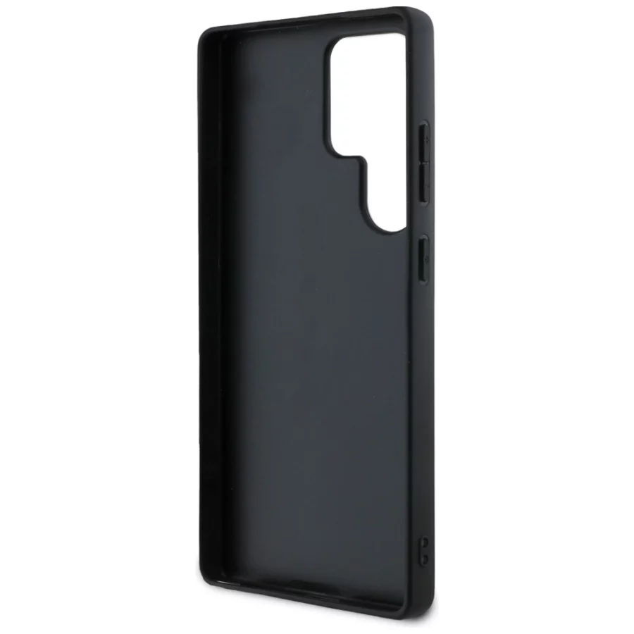 Etui Guess Grained Big 4G Logo Small Classic Logo do Samsung Galaxy S25 Ultra czarny