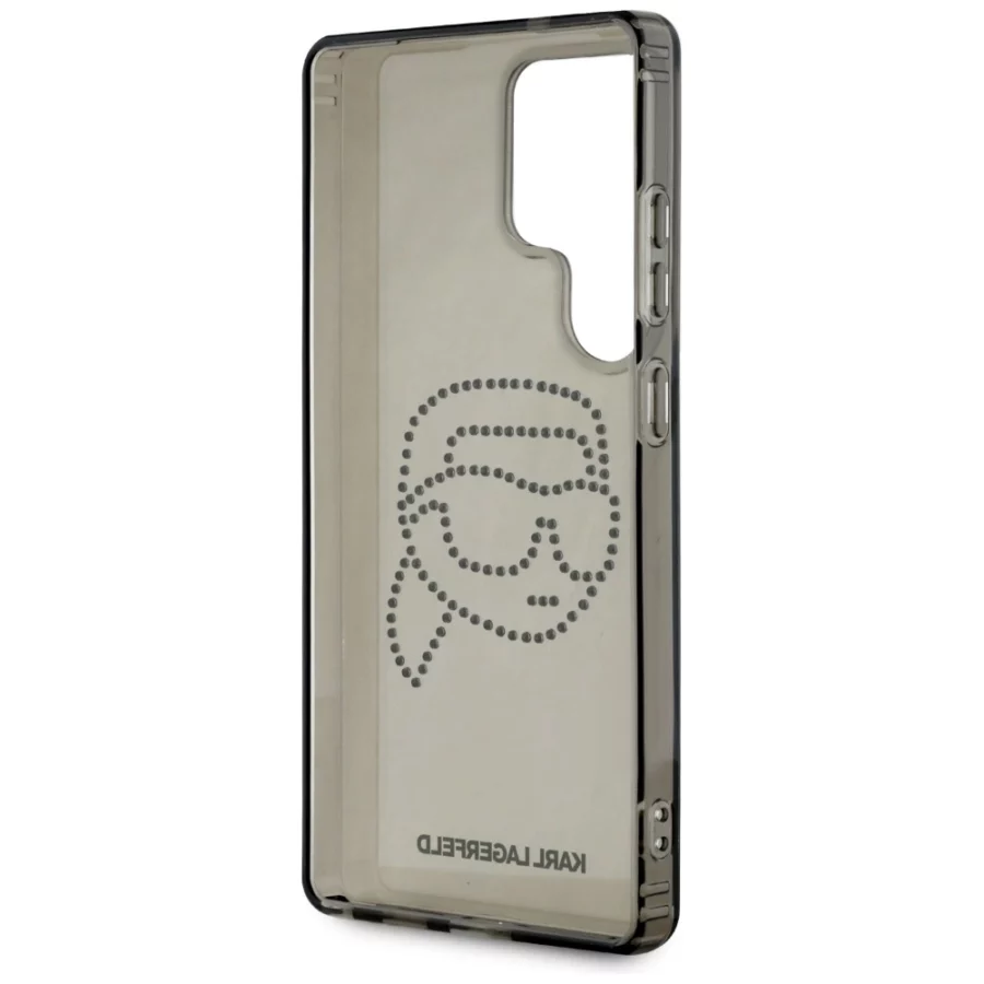 Etui Karl Lagerfeld Rhinestones Karl Head Logo Samsung Galaxy S25 Ultra czarny