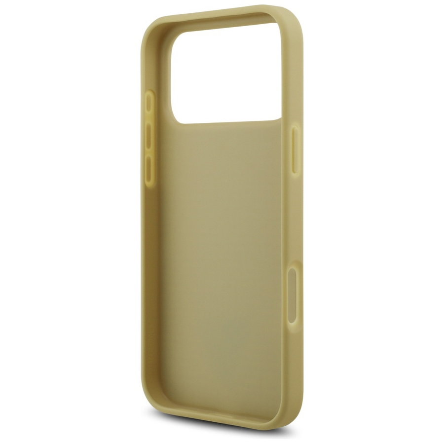 Etui Guess Rhinestone Triangle Logo do   iPhone 17 Pro Max złoty