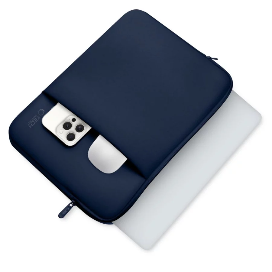 Pokrowiec Tech-Protect Neopren na laptopa 15-16" - granatowa