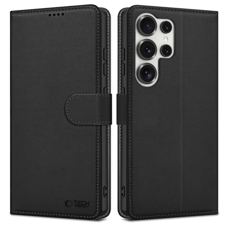 Etui Tech-Protect Wallet na Samsung Galaxy S25 Ultra - czarne