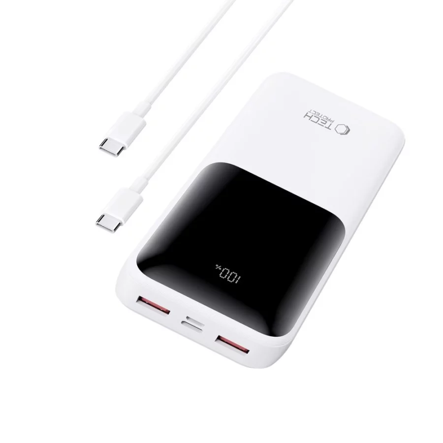 Powerbank Tech-Protect PB02 20000mAh 22.5W - biały