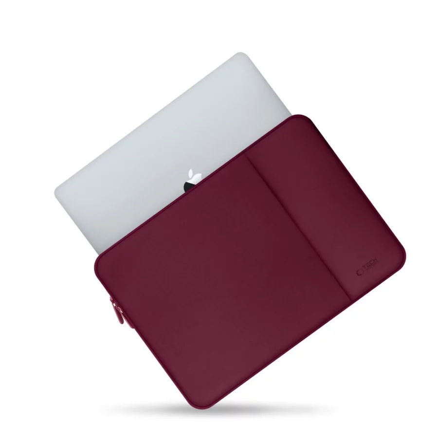 Pokrowiec Tech-Protect Neopren na laptopa 15-16" - bordowa