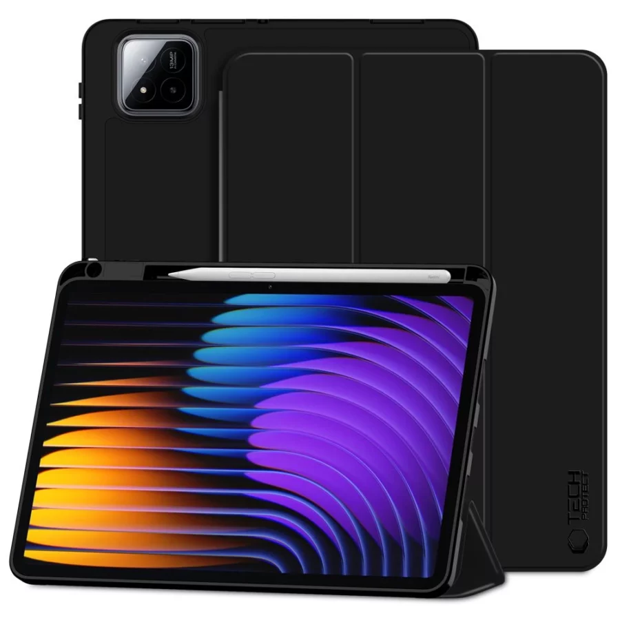 Etui TechProtect SmartCase Pen na Xiaomi Pad 7 / 7 Pro - czarne