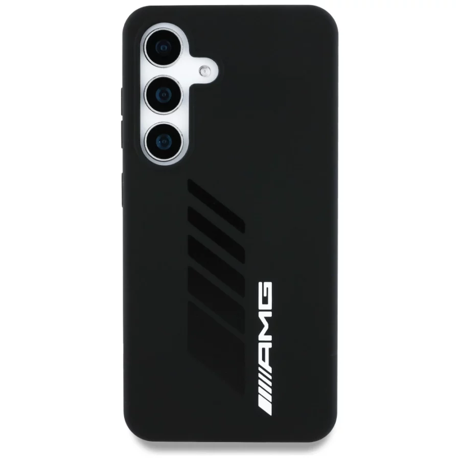 Etui AMG Oversize Rhombs MagSafe na Samsung Galaxy S25 - czarne