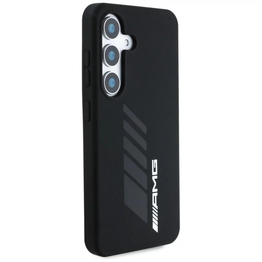 Etui AMG Oversize Rhombs MagSafe na Samsung Galaxy S25 - czarne