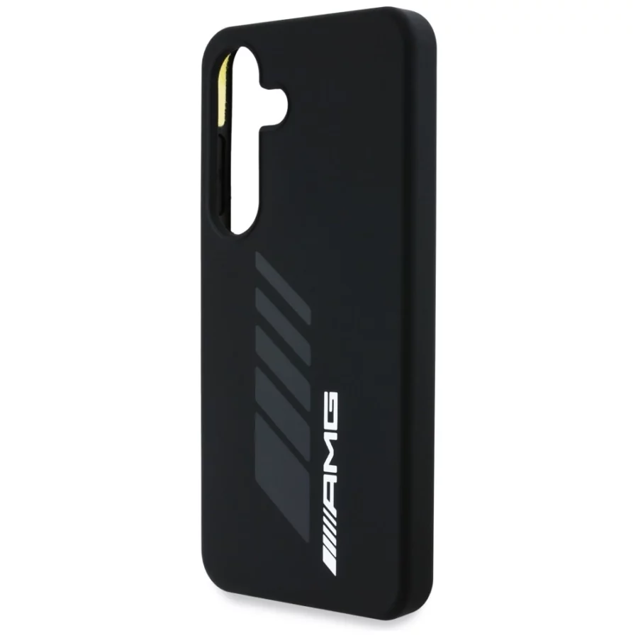 Etui AMG Oversize Rhombs MagSafe na Samsung Galaxy S25 - czarne