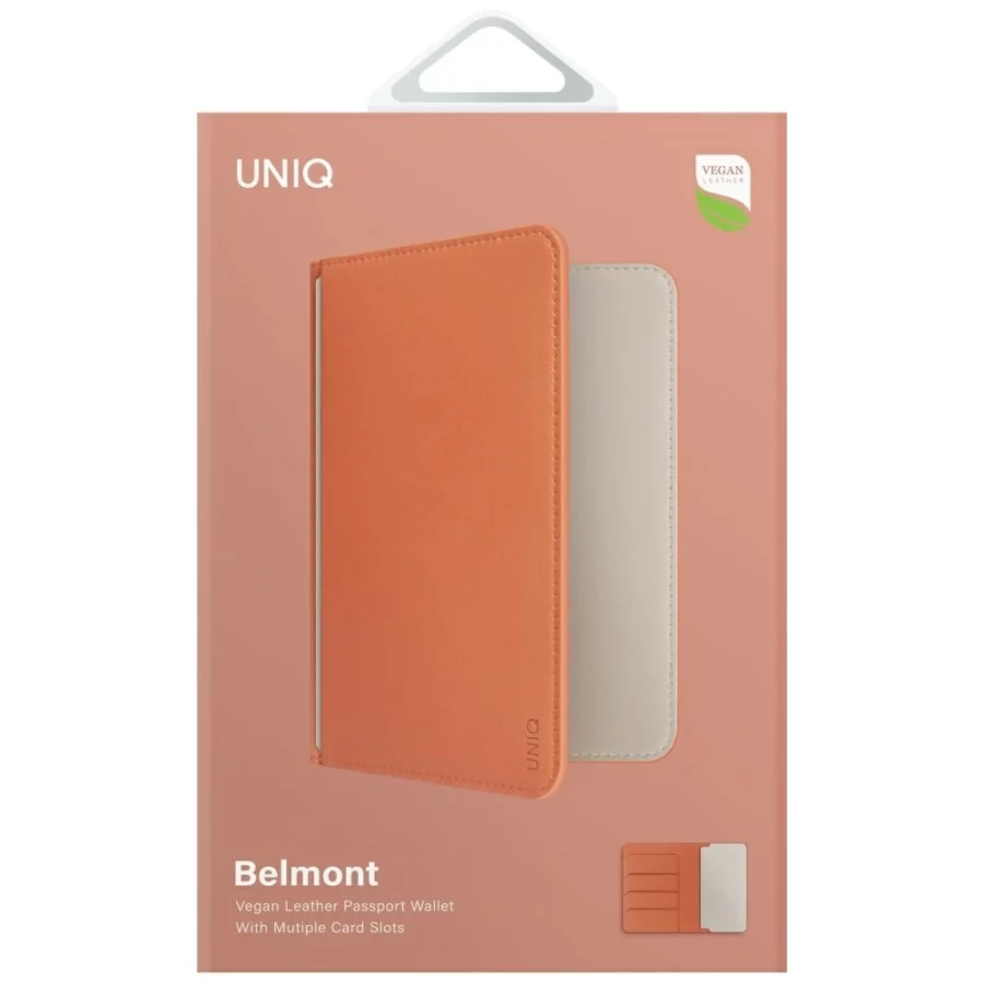 Etui na paszport UNIQ Belmont z blokadą RFID - kość słoniowa