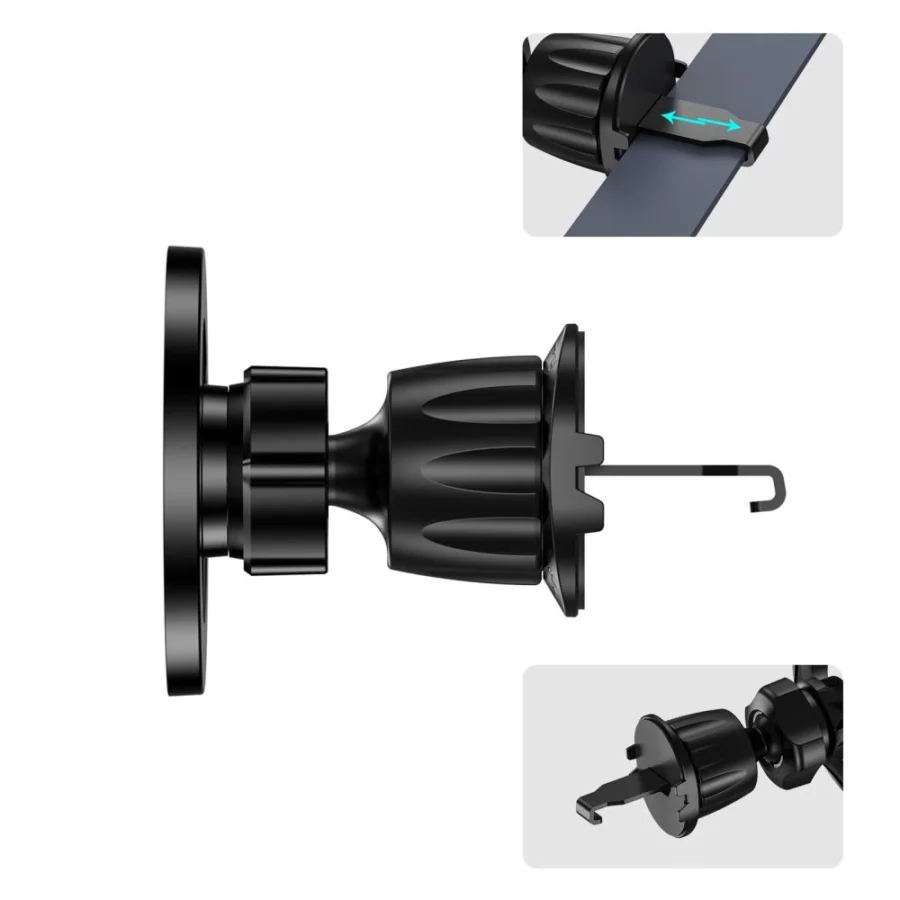Uchwyt samochodowy Tech-Protect N56 Magnetic MafSafe montaż do slotu CD - czarne