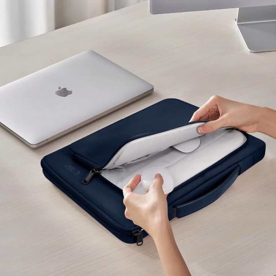 Torba Tech-Protect Basic Bag na laptopa 13-14" - niebieska