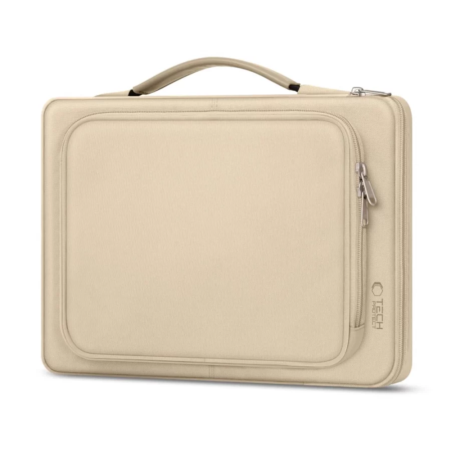Torba Tech-Protect Basic Bag na laptopa 15-16" - beżowa