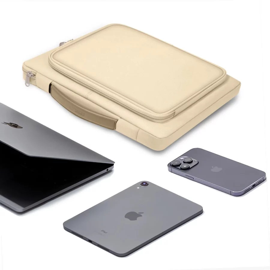 Torba Tech-Protect Basic Bag na laptopa 15-16" - beżowa