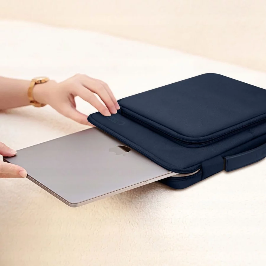 Torba Tech-Protect Basic Bag na laptopa 15-16" - niebieska