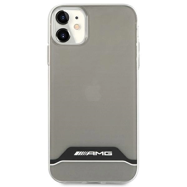 Etui AMG Electroplate Black&White na iPhone 11 / XR 6,1" - przezroczyste