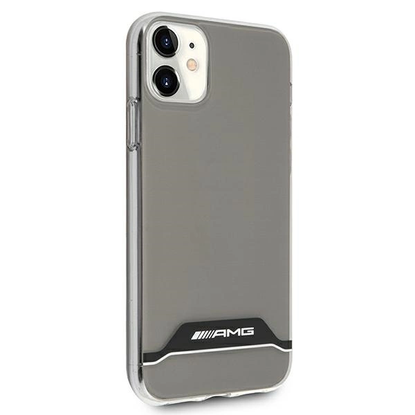 Etui AMG Electroplate Black&White na iPhone 11 / XR 6,1" - przezroczyste