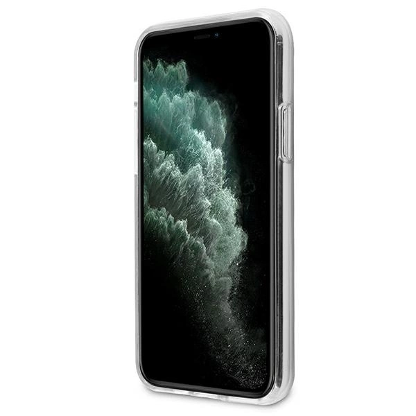 Etui AMG Electroplate Black&White na iPhone 11 / XR 6,1" - przezroczyste