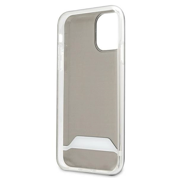 Etui AMG Electroplate Black&White na iPhone 11 / XR 6,1" - przezroczyste