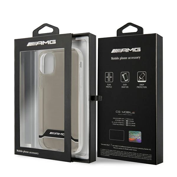 Etui AMG Electroplate Black&White na iPhone 11 / XR 6,1" - przezroczyste