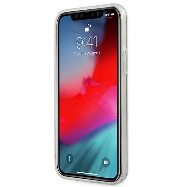 Etui AMG Electroplate Black&White na iPhone 12 / 12 Pro - przezroczyste