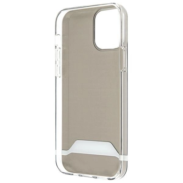 Etui AMG Electroplate Black&White na iPhone 12 / 12 Pro - przezroczyste