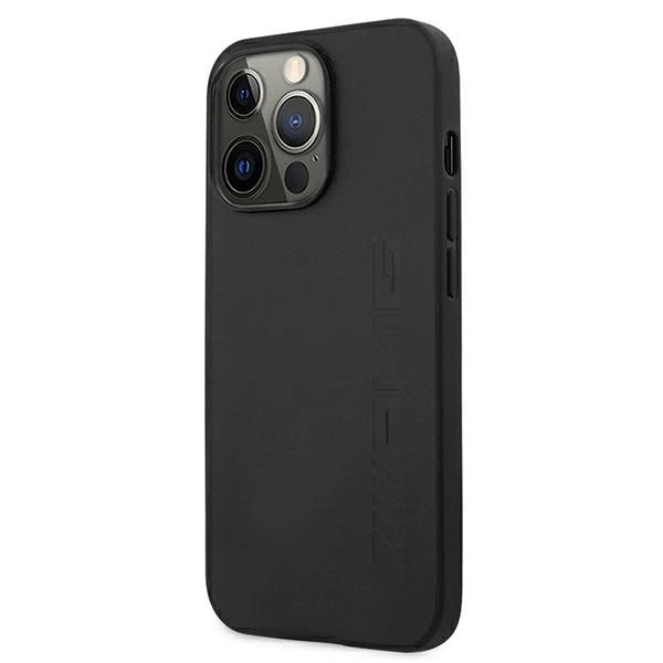Etui AMG Leather Hot Stamped na iPhone 13 Pro / 13 6,1" - czarne