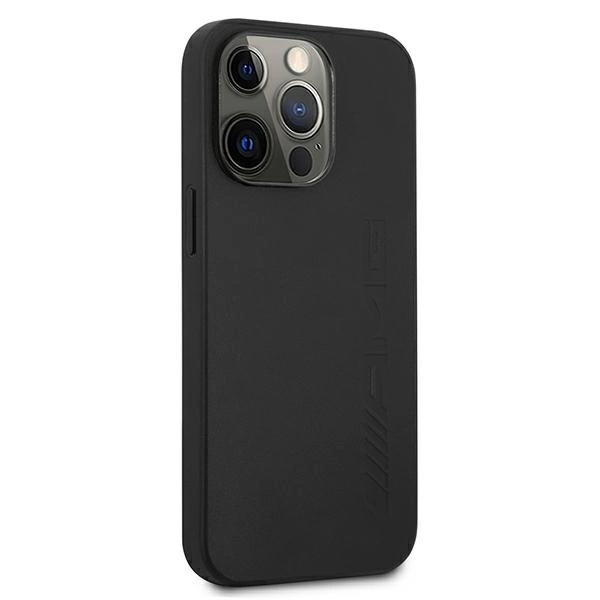 Etui AMG Leather Hot Stamped na iPhone 13 Pro / 13 6,1" - czarne
