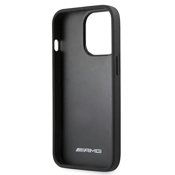 Etui AMG Leather Hot Stamped na iPhone 13 Pro / 13 6,1" - czarne