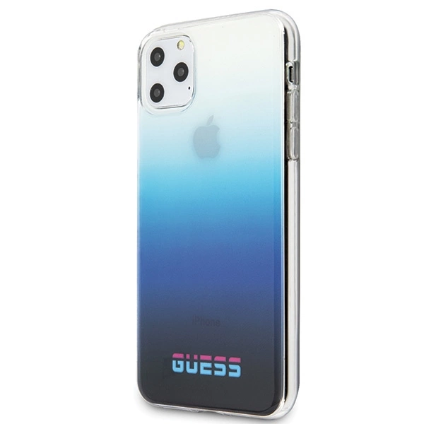 Etui Guess California na iPhone 11 Pro - niebieskie