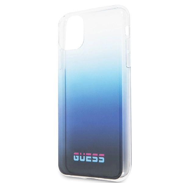 Etui Guess California na iPhone 11 Pro - niebieskie
