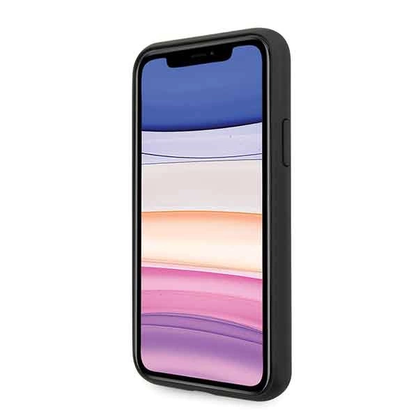 Etui Guess 4G Stripe Collection na iPhone 11 6,1" / Xr - szare