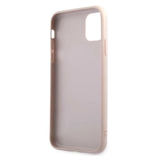 Etui Guess 4G Stripe Collection na iPhone 11 / Xr 6,1" - różowe
