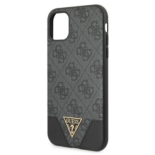 Etui Guess 4G Triangle Collection na iPhone 11 6,1" / Xr - szare