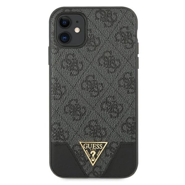 Etui Guess 4G Triangle Collection na iPhone 11 6,1" / Xr - szare