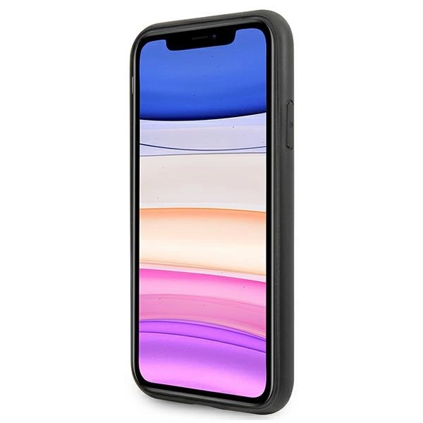 Etui Guess 4G Triangle Collection na iPhone 11 6,1" / Xr 6,1" - brązowe