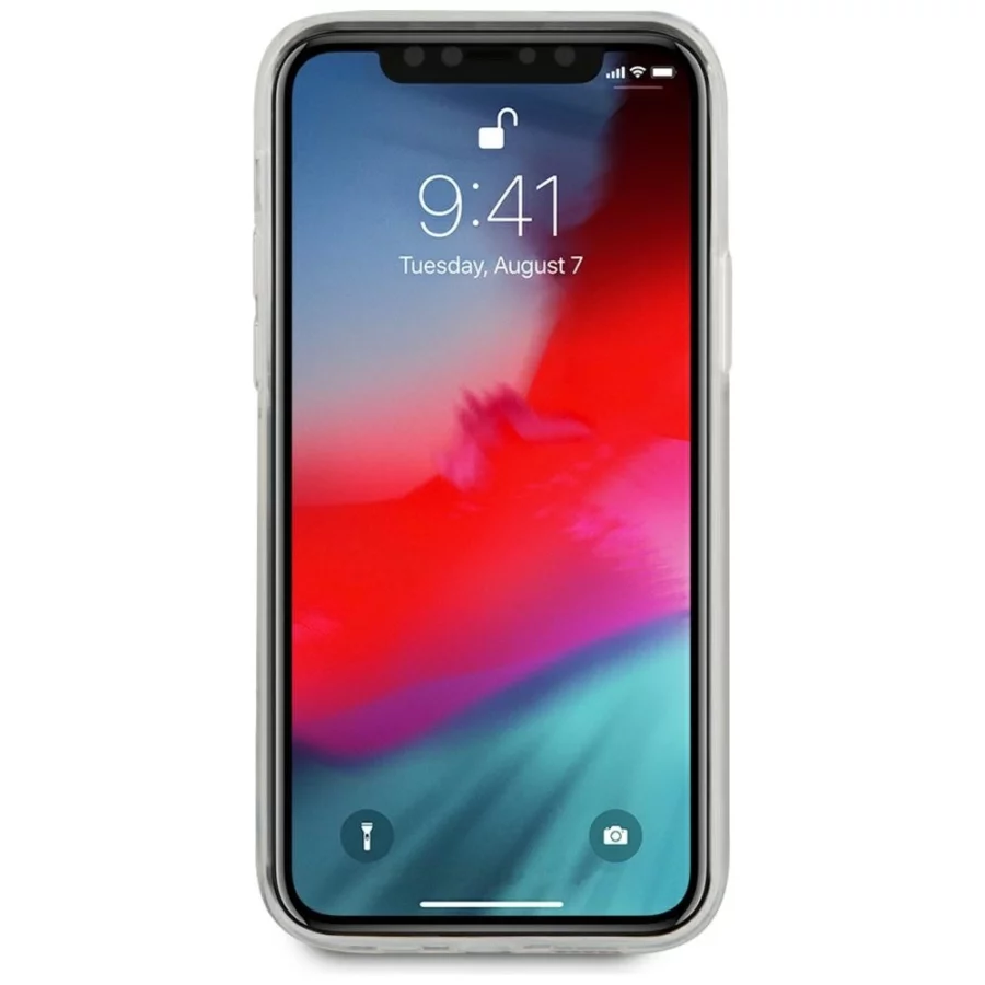 Etui Guess Gold Chain Collection na iPhone 12 Pro Max 6,7"  - białe