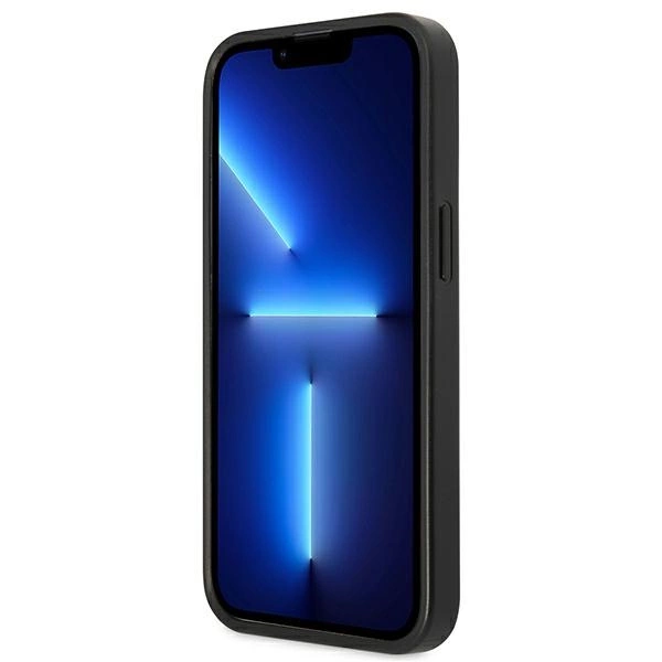 Etui Guess Saffiano 4G Small Metal Logo na iPhone 13 Pro / 13  6,1" - czarne