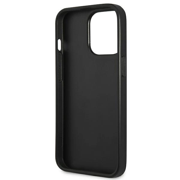 Etui Guess Saffiano 4G Small Metal Logo na iPhone 13 Pro / 13  6,1" - czarne