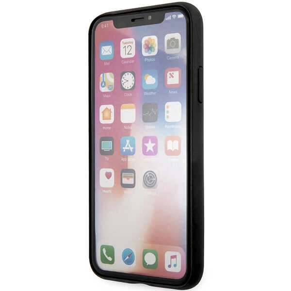 Etui Guess 4G Big Metal Logo na iPhone X / XS - szare