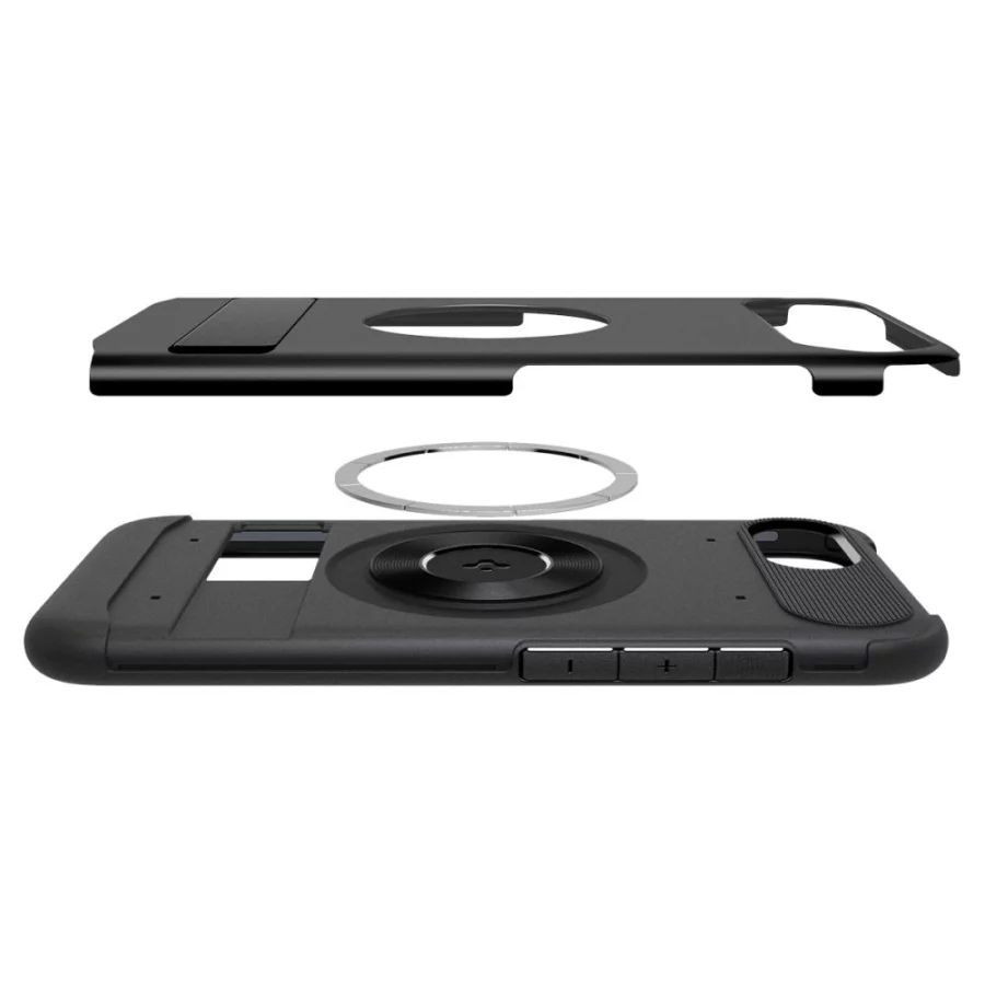 Etui Spigen Slim Armor MagSafe na iPhone 16e / 17e- czarne