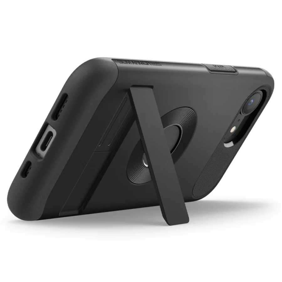 Etui Spigen Slim Armor MagSafe na iPhone 16e / 17e- czarne