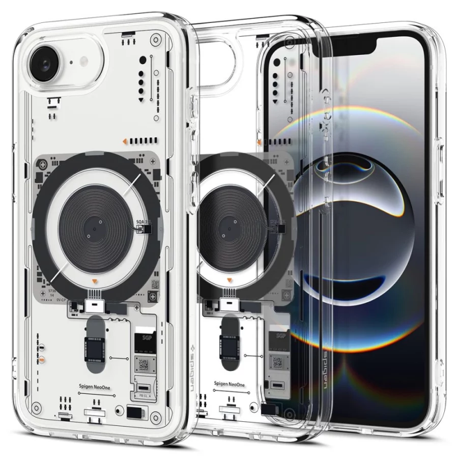Etui Spigen Ultra Hybrid MagSafe na iPhone 16e / 17e Neo One - przezroczyste