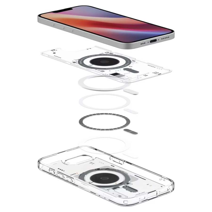 Etui Spigen Ultra Hybrid MagSafe na iPhone 16e / 17e Neo One - przezroczyste